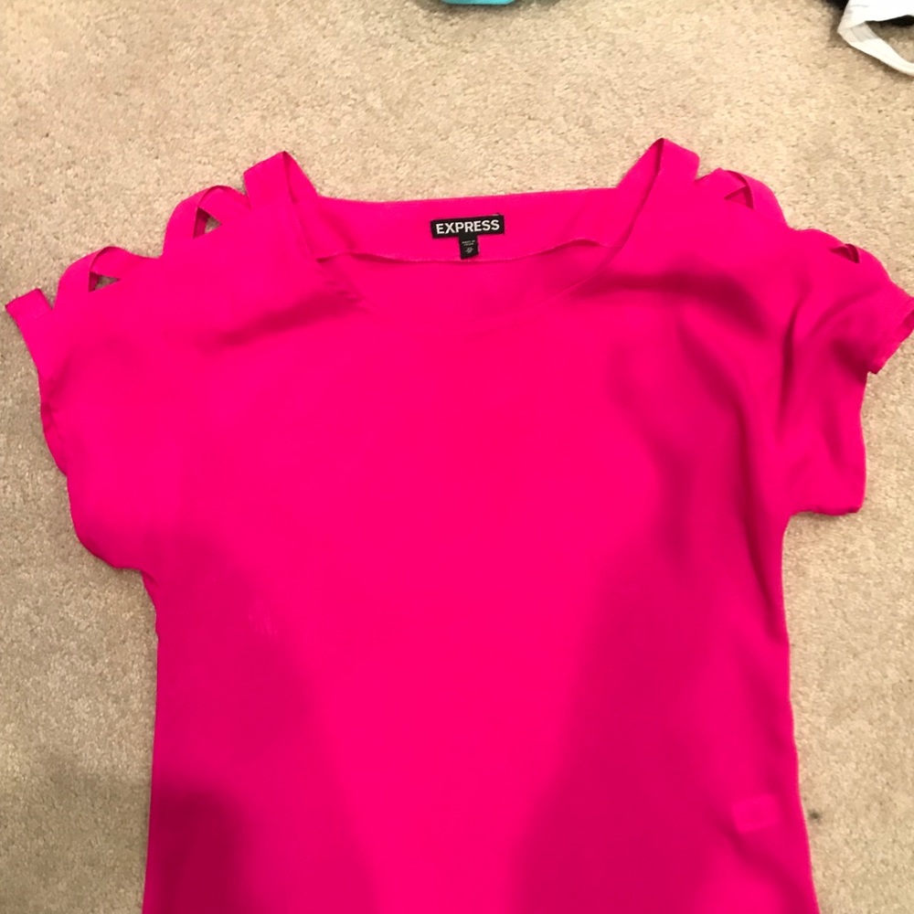 Express pink blouse